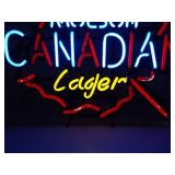 Vintage WORKING Molson Lager Neon Sign