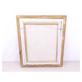 Signed Oil on Canvas of Children Dancing in a Real Wood Hand Carved Frame