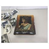 Large Lot of Black and White Photos and an Antique Photo Album