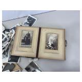 Large Lot of Black and White Photos and an Antique Photo Album