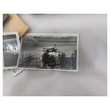 Large Lot of Black and White Photos and an Antique Photo Album