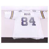 Vintage Tommy Kramer and Others Autographed Well Used Randy Moss Starter Jersey