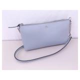 Vintage Kate Spade Light Blue Leatther Declan Crossbody Bag, and Coach Signature Messanger Bag