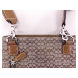 Vintage Kate Spade Light Blue Leatther Declan Crossbody Bag, and Coach Signature Messanger Bag