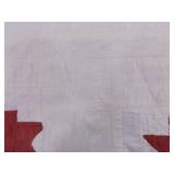 Hand Stitched 75" Patchwork Quilt