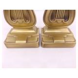VERY HEAVY PM Craftsman SOLID BRASS Music Book Ends