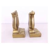 VERY HEAVY PM Craftsman SOLID BRASS Music Book Ends