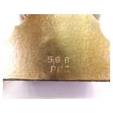 VERY HEAVY PM Craftsman SOLID BRASS Music Book Ends