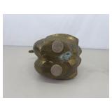 Collection of 8.5" Tall Brass Geese Figurines