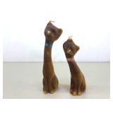 Unused Siamese Cat 11" Wax Candles