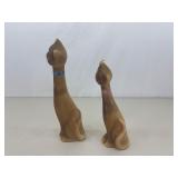 Unused Siamese Cat 11" Wax Candles