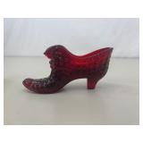 7 Fenton Glass Shoe Figurines