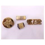 Lot of Vintage Military Pins, Buttons, etc.