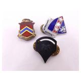 Lot of Vintage Military Pins, Buttons, etc.