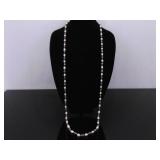 2 Authentic Baroque Pearl 48" Necklaces