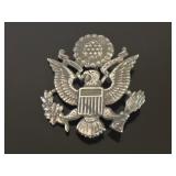 Larger .925 Sterling Silver 5.35 Gram Military Pin