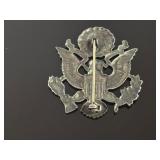 Larger .925 Sterling Silver 5.35 Gram Military Pin