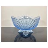 Vintage Mosser Glass Footed Bowl 3 Piece Set