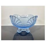 Vintage Mosser Glass Footed Bowl 3 Piece Set