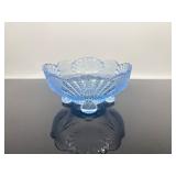 Vintage Mosser Glass Footed Bowl 3 Piece Set