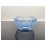 Vintage Mosser Glass Footed Bowl 3 Piece Set