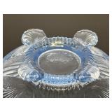 Vintage Mosser Glass Footed Bowl 3 Piece Set