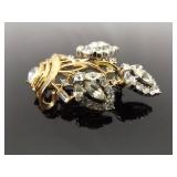 Vintage 2" Crown Trifari Patent Pending Brooch
