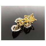 Vintage 2" Crown Trifari Patent Pending Brooch