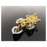 Vintage 2" Crown Trifari Patent Pending Brooch