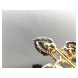 Vintage 2" Crown Trifari Patent Pending Brooch