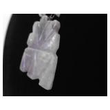 Authentic 23" Amethyst 2" Idol Necklace