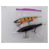 (2) Musky Lures – Glide Bait – 10"