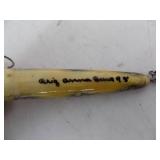 Vintage 8" Amma Bama Collector Musky Lure –1998 – Bill Looney – Hand‑Crafted Wooden Glide Bait