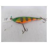 Vintage 8" Amma Bama Collector Musky Lure – Vintage 2000 – Bill Looney – Hand‑Crafted
