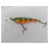 Vintage 8" Amma Bama Collector Musky Lure – Vintage 2000 – Bill Looney – Hand‑Crafted