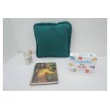 Charades for Kids Game; "The Secret Garden" by Frances Hodgson Burnett; Throw Pillow; A Haunting We Will Go Frosted Glass Jar