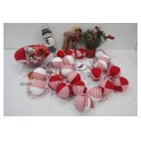 New Christmas Decor. Ornaments, Figurines, Snowman Bowl