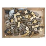 Hardware Lot: Brass Hinges and Antique Finish Handles