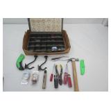 Hardware Lot: Fix-Kit, hand tools, hardware