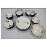 Stoneware Dinnerware Set. Gibson Elite Carrollton Stoneware