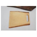 (2ct) New Finished Wood Slab Cutting Boards. Charcuterie Boards