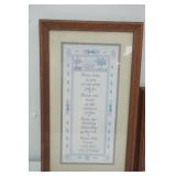 Bless This House & Our Family. Framed Wall Decor