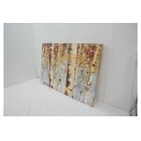 Canvas Art Print. 36"x 24" "White Forest" by Lisa Audit