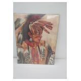 Vintage Native American Art Print Poster 16x20"