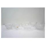 Collection of Vintage Crystal Serving Bowls