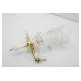 Vintage Crystal Lamp. Wall Sconce Lamp