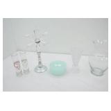 Vintage Avon, Vintage Pressed Clear Glass Vase, Snowflake Suncatcher and More