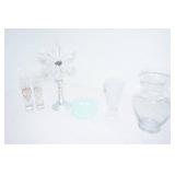 Vintage Avon, Vintage Pressed Clear Glass Vase, Snowflake Suncatcher and More
