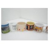 Vintage Collectible Mugs, Ceramic Pitchers, Ice Bucket