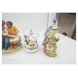 Vintage Ceramic & Porcelain Collectibles, Figurines, Music Boxes